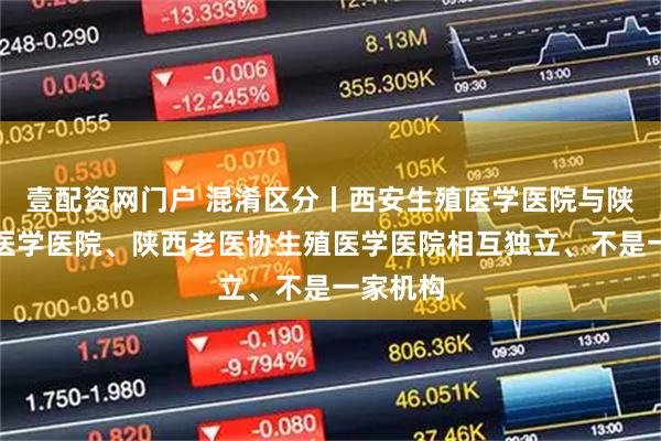 壹配资网门户 混淆区分丨西安生殖医学医院与陕西生殖医学医院、陕西老医协生殖医学医院相互独立、不是一家机构