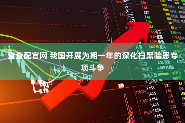 查查配官网 我国开展为期一年的深化扫黑除恶专项斗争